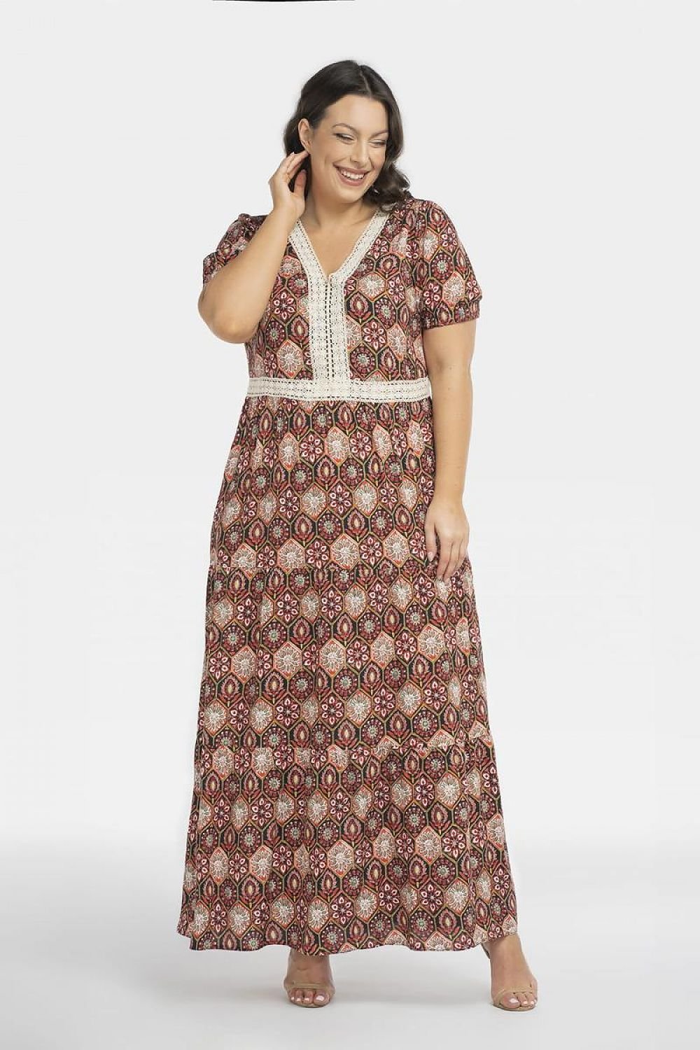 Plus size jurk Karko