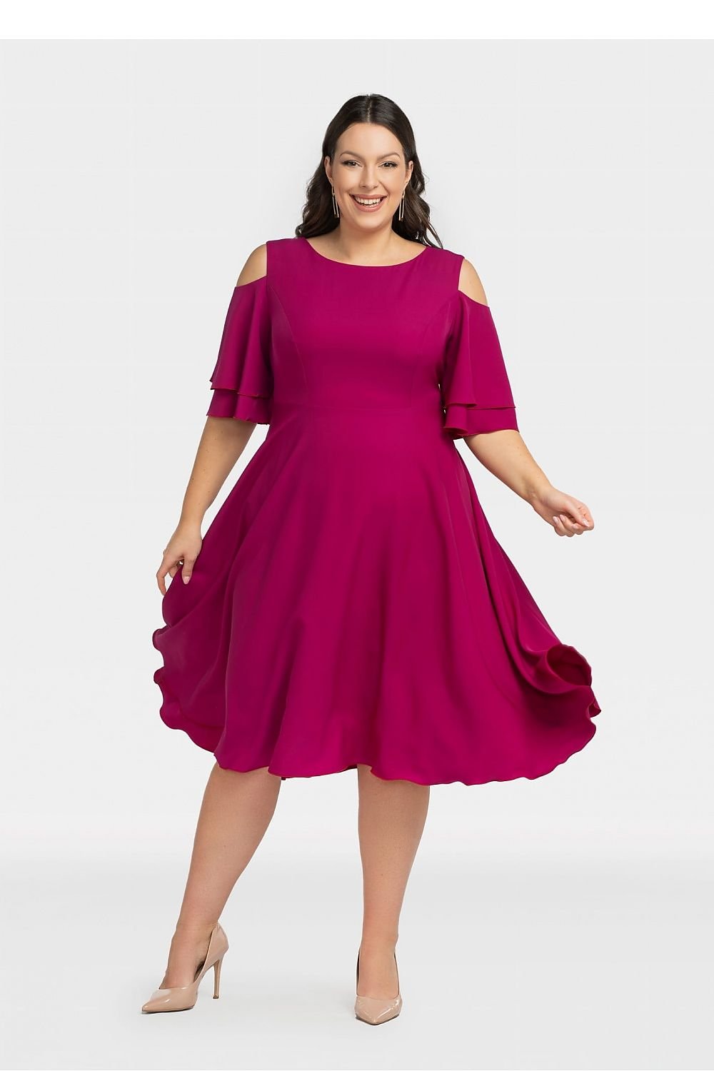 Plus size jurk Karko